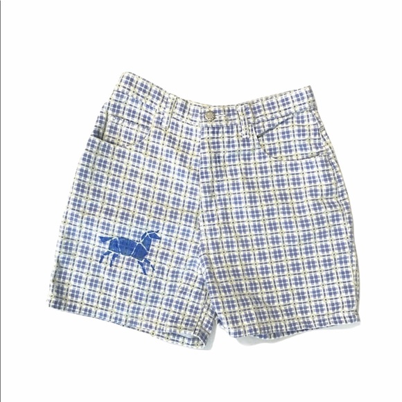 Temp SALE Vintage high waist plaid shorts high - Picture 5 of 5